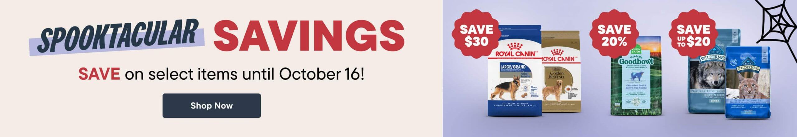 Super Savings, save on select items until October 16 - Shop Now