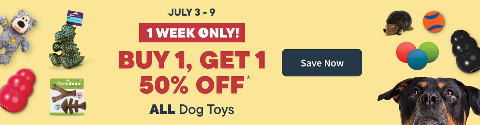 Shop All Dog Toys until July 9. 1 Week Only!